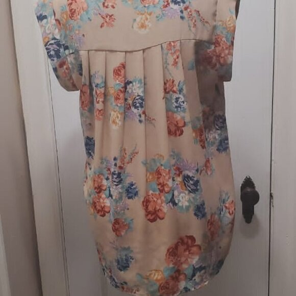 💃Pleione Floral Print Chiffon Blouse Top. 🌴 - Picture 6 of 7